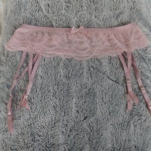 Cute Pink Garter Belt